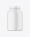 Matte Plastic Jar Mockup