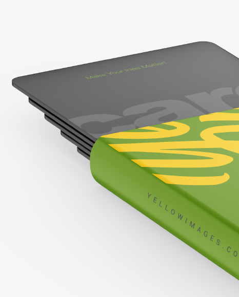 Matte Card Holder Mockup