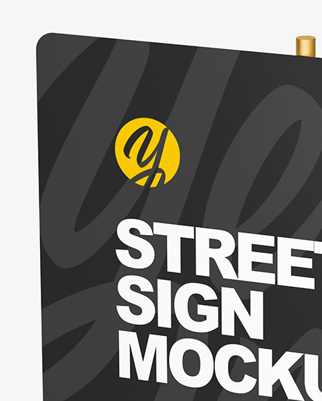 Street Sign Mockup