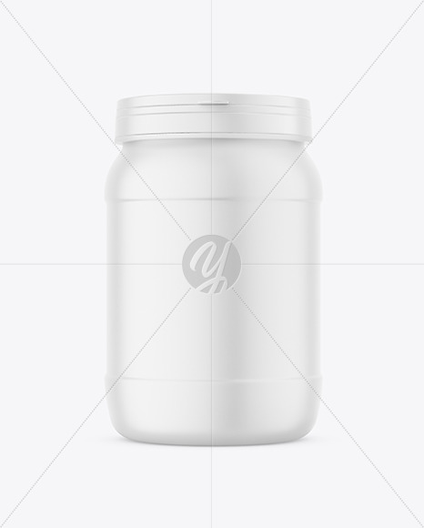 Matte Plastic Jar Mockup Matte Plastic Jar Mockup