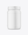 Matte Plastic Jar Mockup