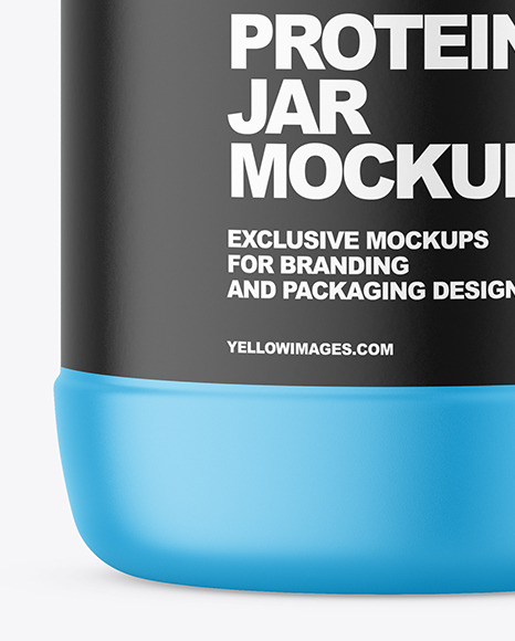 Matte Plastic Jar Mockup Matte Plastic Jar Mockup