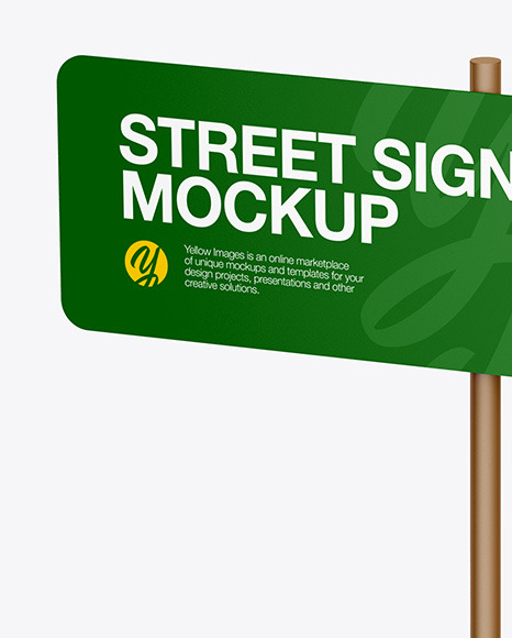 Street Sign Mockup