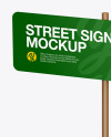 Street Sign Mockup