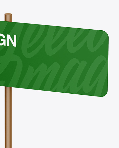 Street Sign Mockup