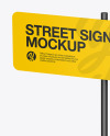 Street Sign Mockup