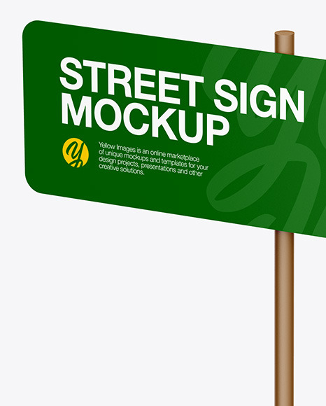 Street Sign Mockup