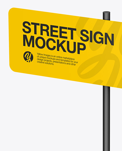 Street Sign Mockup