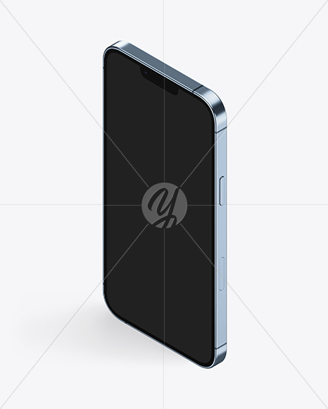 iPhone 13 Pro Max Sierra Blue Mockup