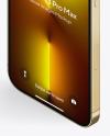 iPhone 13 Pro Max Gold Mockup