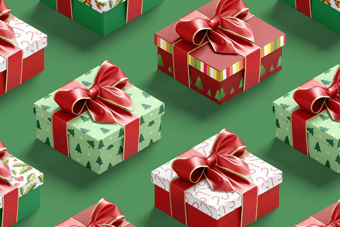 Gift Box Mockup