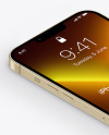 iPhone 13 Pro Max Gold Mockup