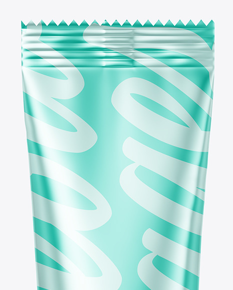 Metallic Stick Sachet Mockup