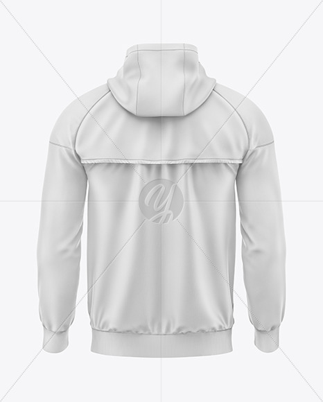 Hooded Windbreaker Mockup