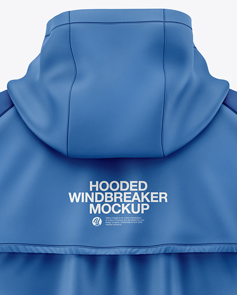 Hooded Windbreaker Mockup