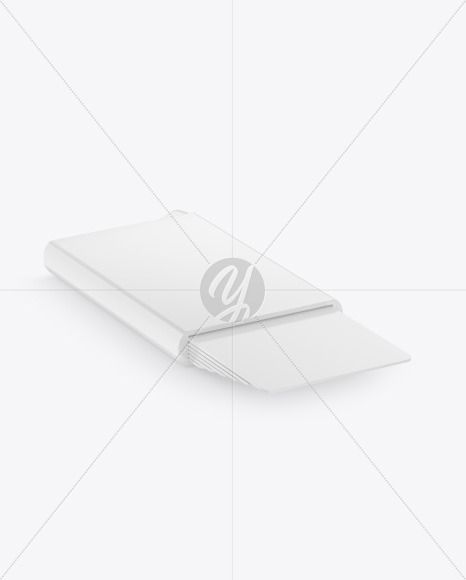 Glossy Card Holder Mockup