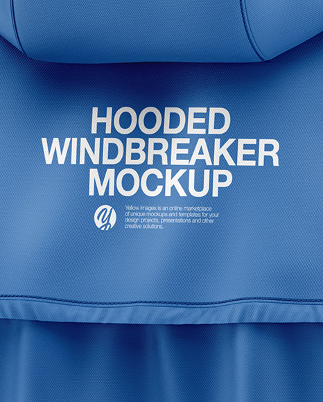 Hooded Windbreaker Mockup