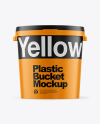 Matte Plastic Bucket Mockup