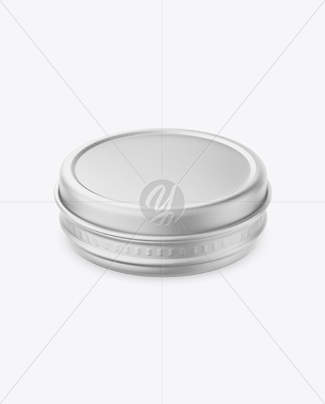 Metallic Tin Can Mockup