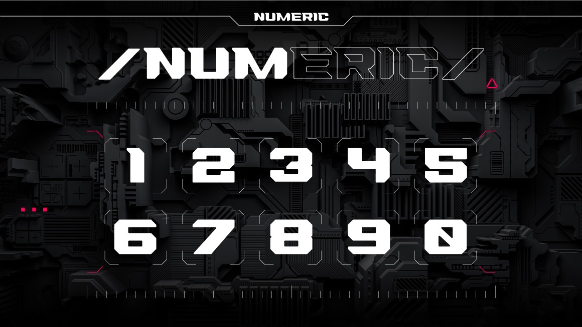 KUNAI Display Font. Futuristic Type KUNAI Display Font. Futuristic Type