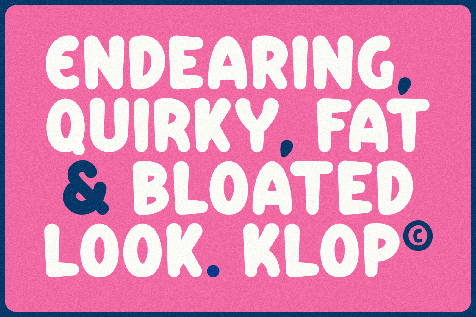 Klop - Friendly Rounded Font Klop - Friendly Rounded Font