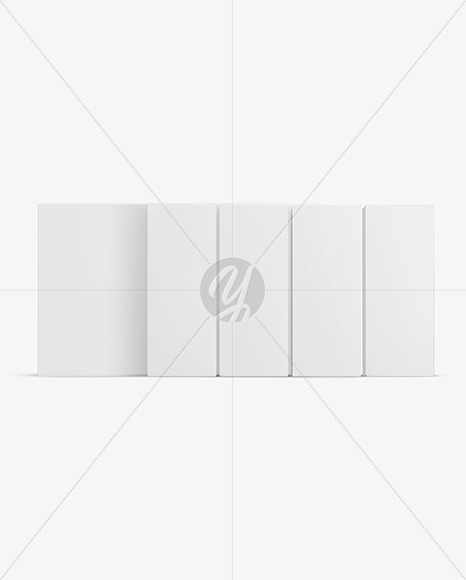 Box With 4 Small Boxes Mockup