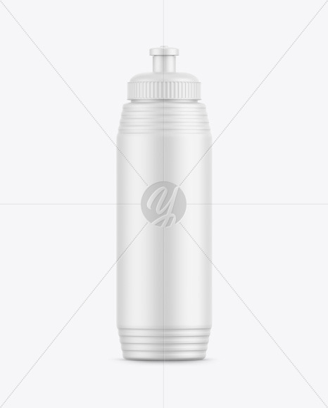 Matte Sports Bottle Mockup