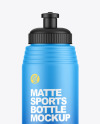 Matte Sports Bottle Mockup