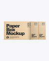 Kraft Boxes Mockup