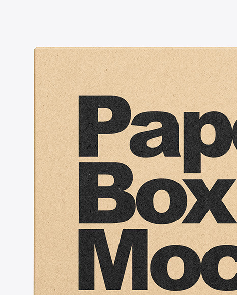 Kraft Boxes Mockup