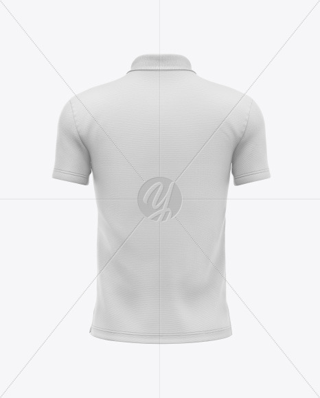 Men's Short Sleeve Polo Shirt Mockup