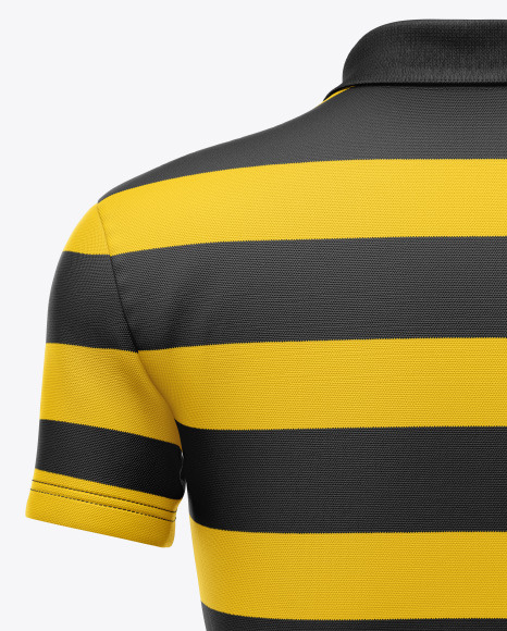 Men's Short Sleeve Polo Shirt Mockup