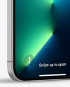 iPhone 13 Pro Max Silver Mockup