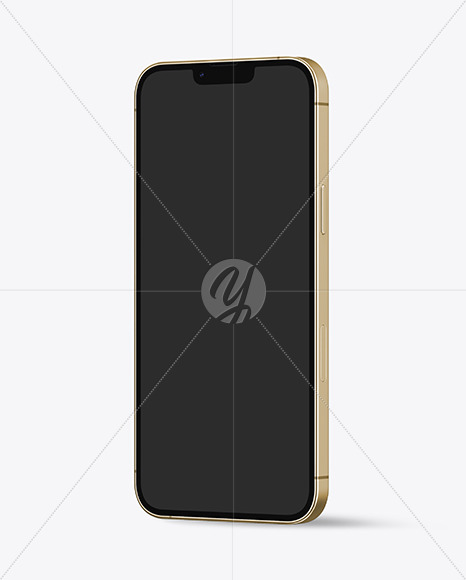 iPhone 13 Pro Max Gold Mockup