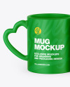 Two Matte Mugs Mockup