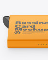 Glossy Card Holder Mockup