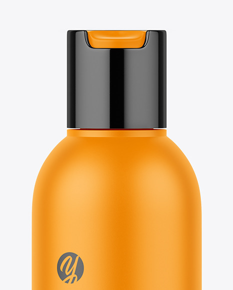 Matte Plastic Cosmetic Bottle Mockup