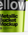 Metallic Bucket Mockup