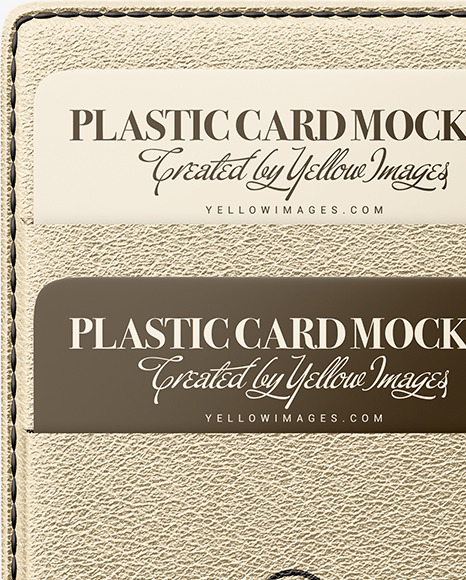 Metallized Card Holder Mockup