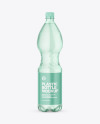 Green Plastic Water Bottle Mockup