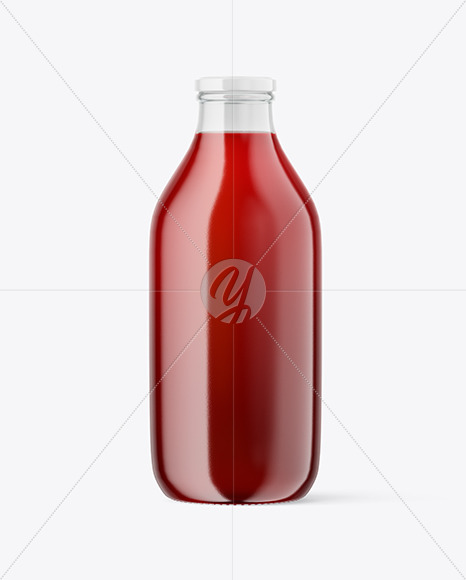 Berry Juice Bottle Mockup