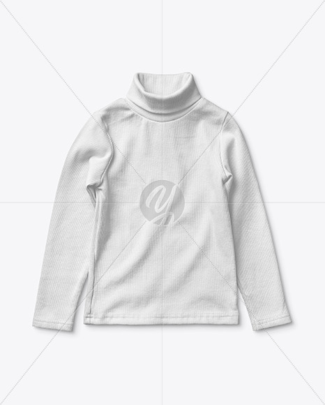 Kids Turtleneck Mockup