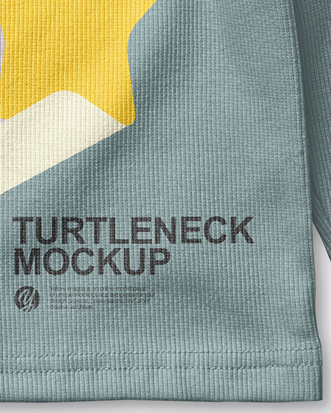 Kids Turtleneck Mockup