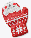 Baby Mittens Mockup