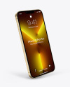 iPhone 13 Pro Max Gold Mockup