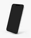 iPhone 13 Pro Max Silver Mockup