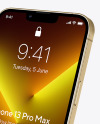 iPhone 13 Pro Max Gold Mockup