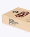 Kraft Box w/ Dates Mockup