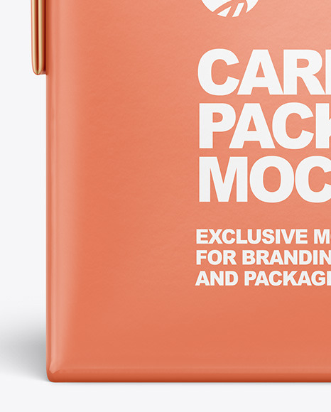 Matte Cardboard Package Mockup