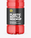 Clear Plastic Drink Bottle Mockup